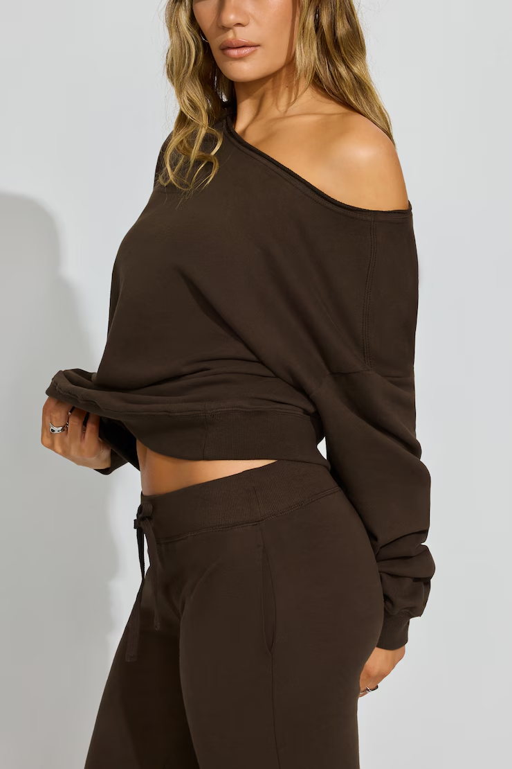 Softterry Off Shoulder Sweatshirt - Image 2