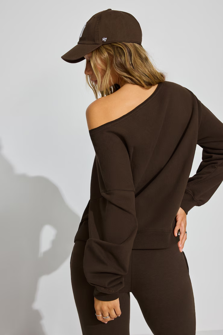 Softterry Off Shoulder Sweatshirt - Image 3