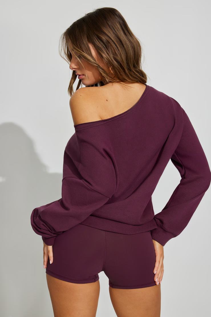 Softterry Off Shoulder Sweatshirt - Image 3
