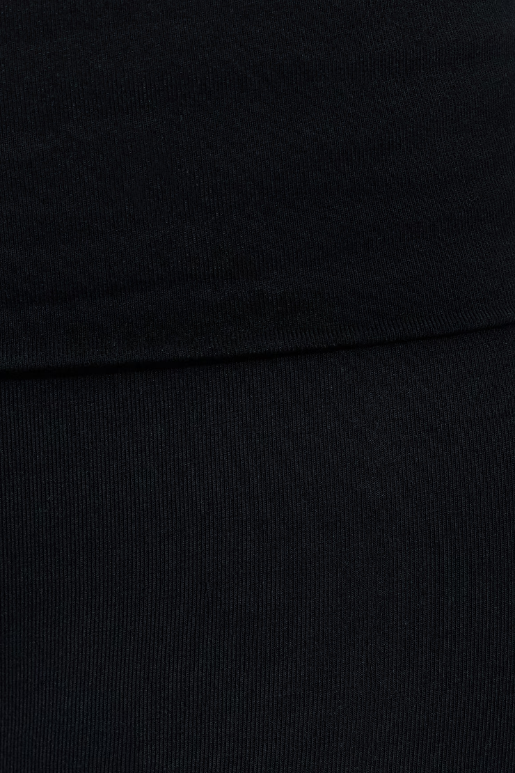 Soft Cotton Fold Over Flare Pants - Image 5