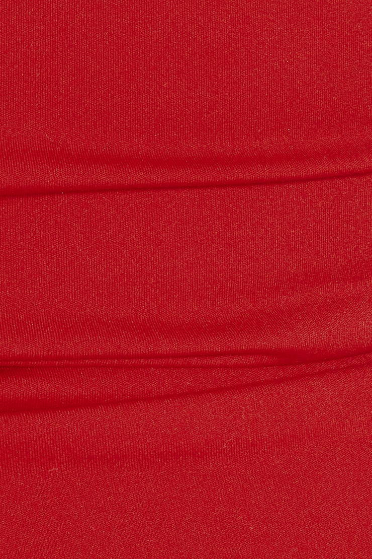 Sleek Underbust Henley Short Sleeve Top - Image 4