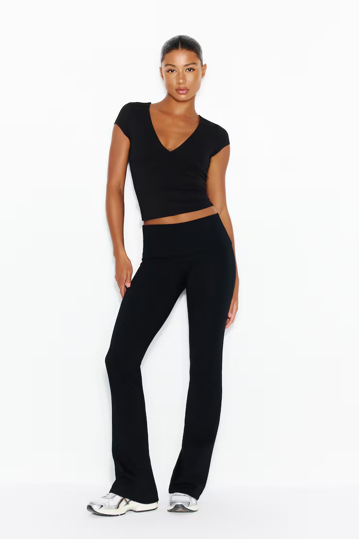Sleek Plunge T-Shirt - Image 2