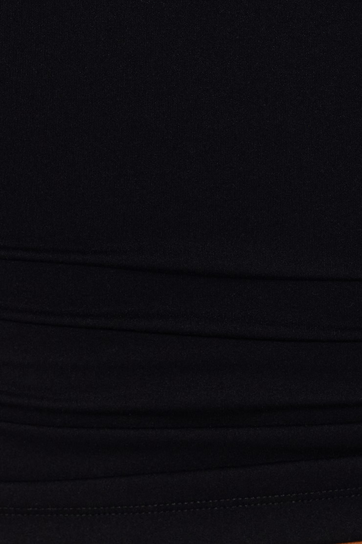Sleek Open Neck Long Sleeve Top - Image 4