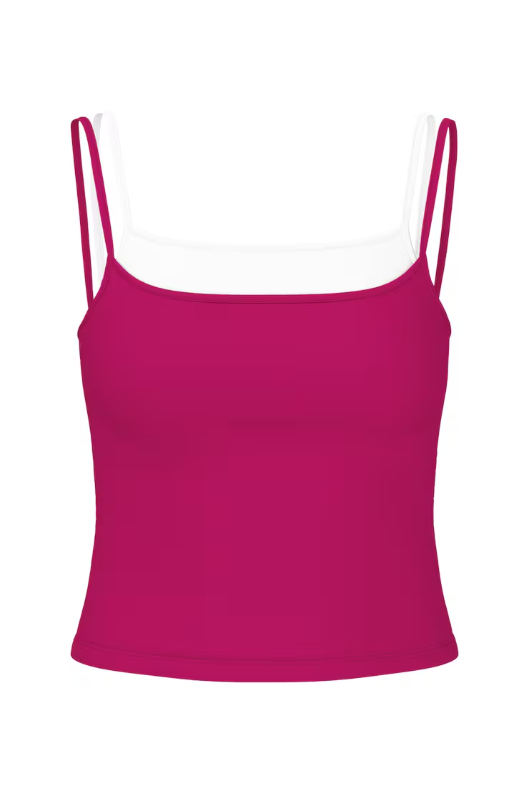 Sleek Double Layer Cami Top - Image 2