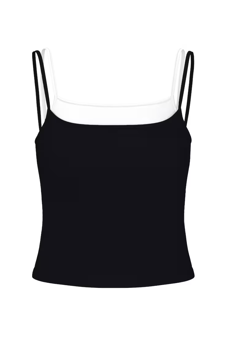 Sleek Double Layer Cami Top - Image 2