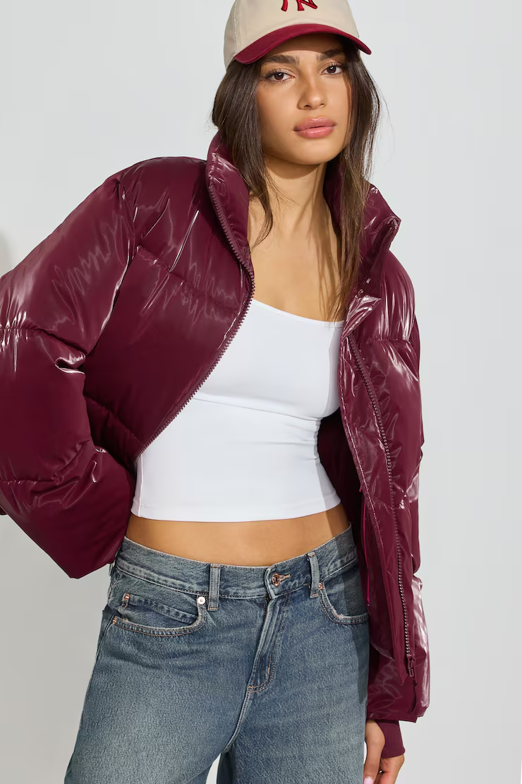 Shiny Puffer Jacket