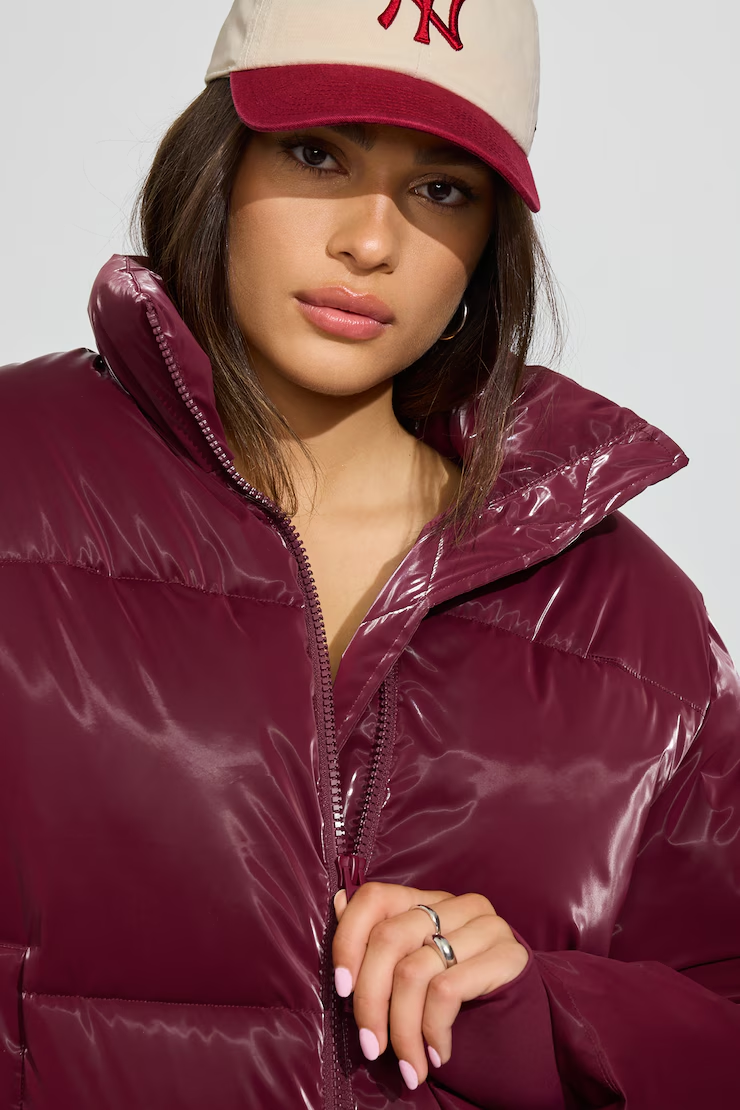 Shiny Puffer Jacket - Image 4