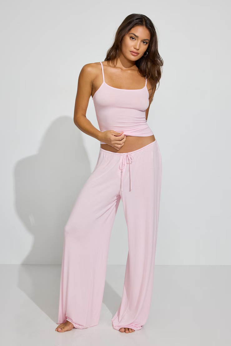Sheer Ribbed Cami Top - Image 3