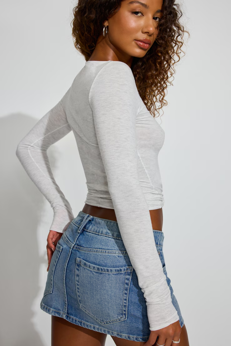 Sexycozy Boat Neck Long Sleeve Top - Image 4