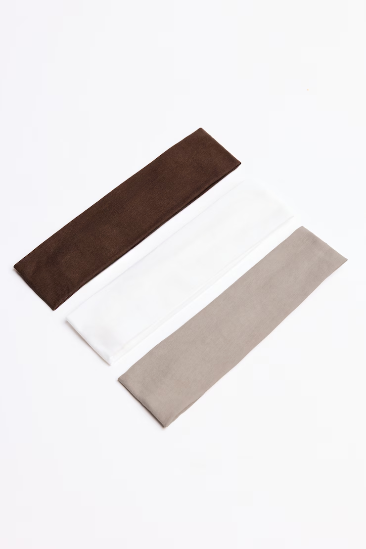 Set Of 3 Stretchy Headbands