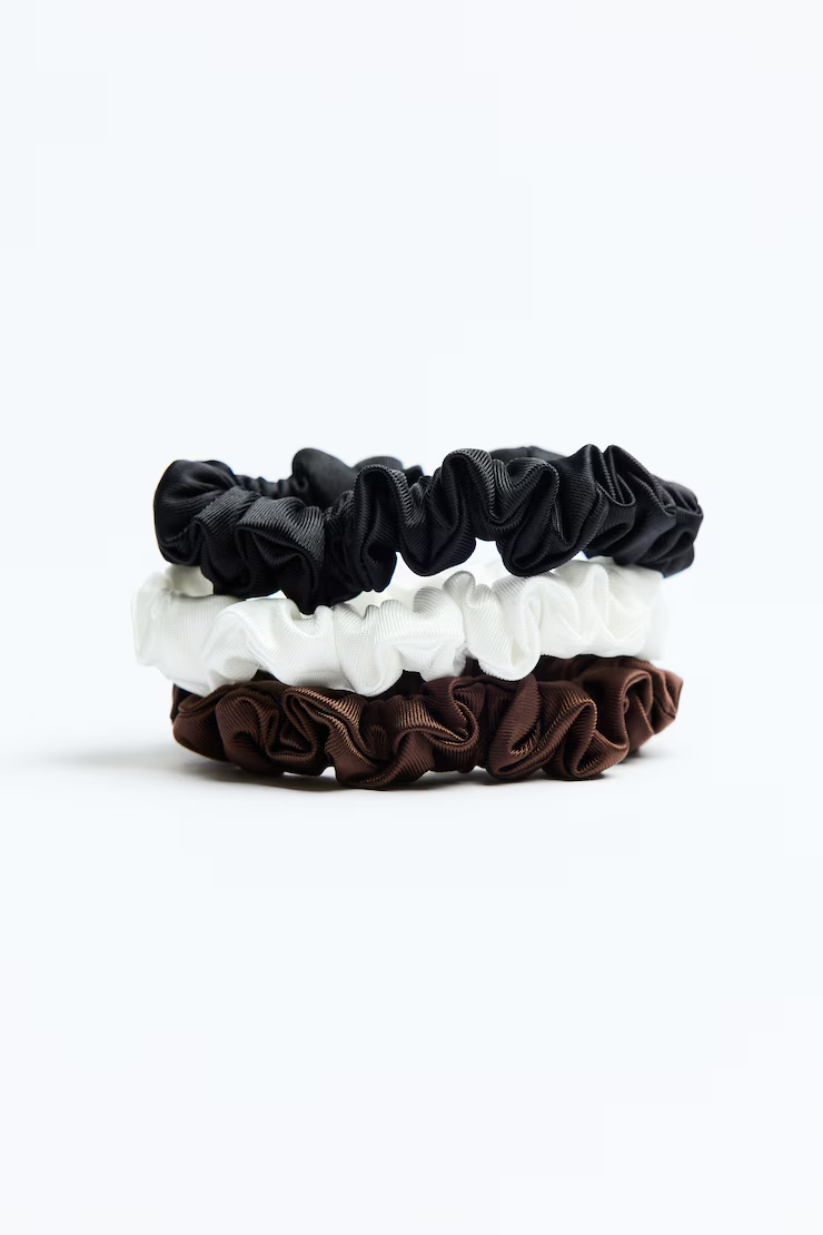 Set Of 3 Mini Scrunchies