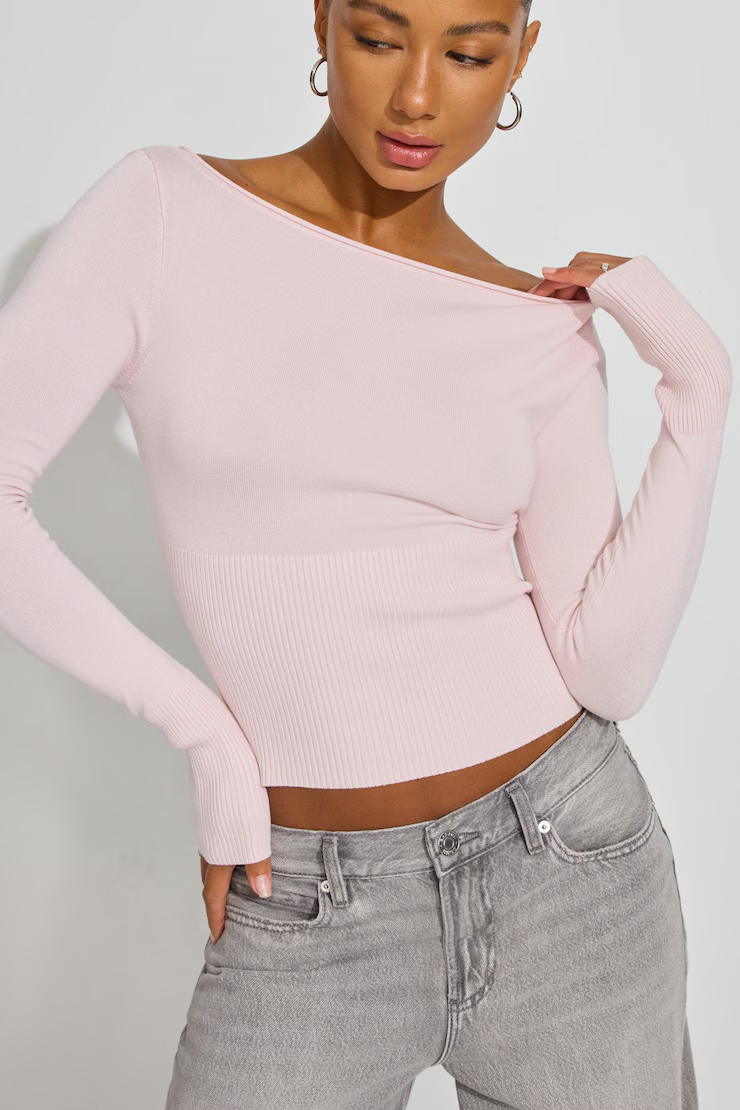 Ryan Fitted Boatneck Sweater