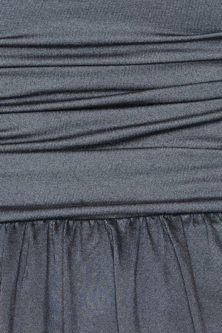 Ruched Drop Waist Romper Dress - Image 4
