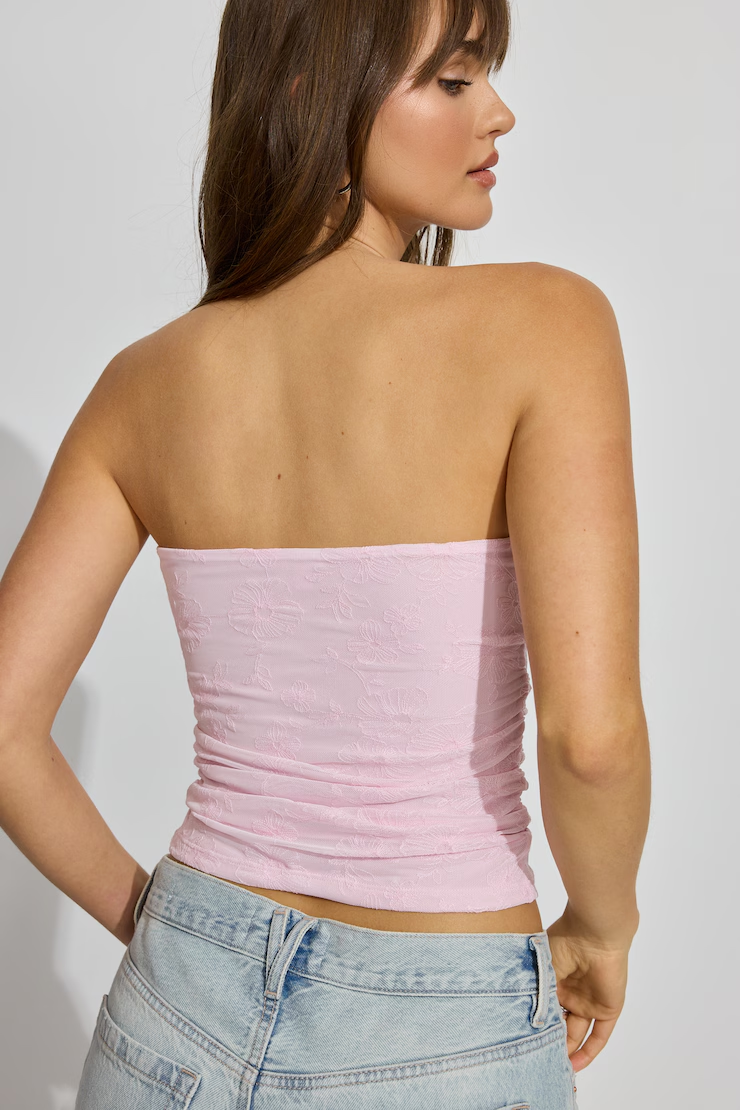 Rosalie Ruched Tube Top - Image 4
