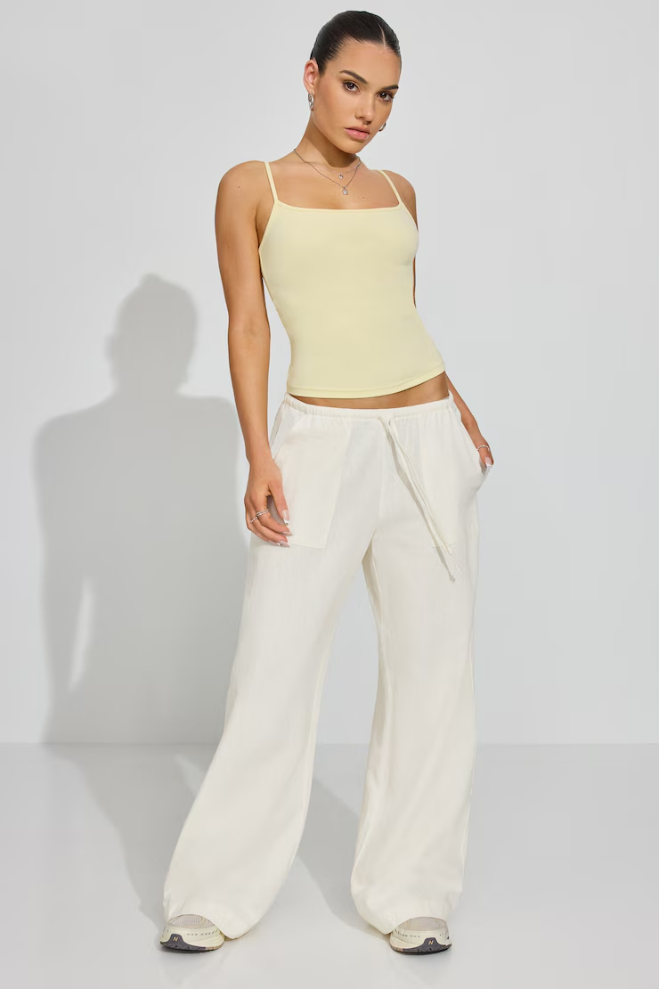 Millie Linen Pull-On Pants - Image 2