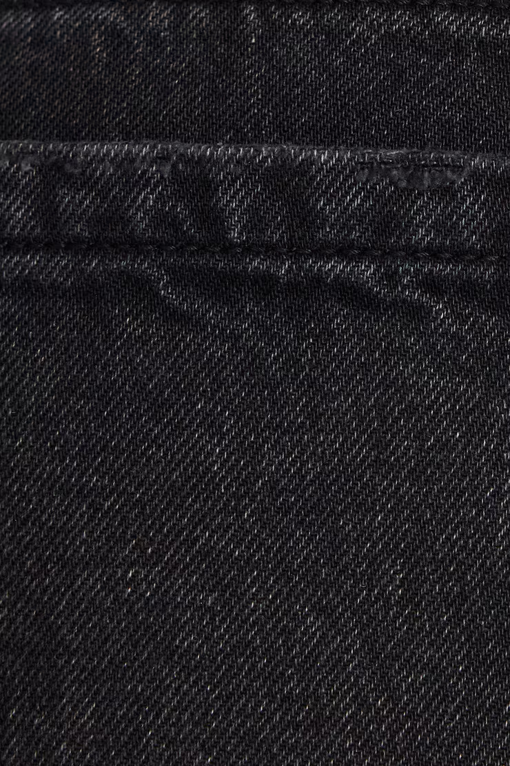 Low Rise Cuffed Denim Shorts - Image 4
