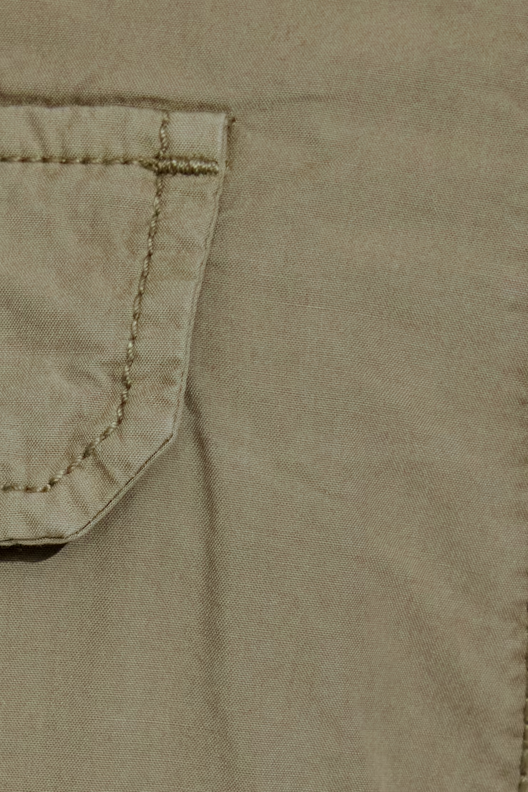 Low Rise Baggy Poplin Cargo Pants - Image 4