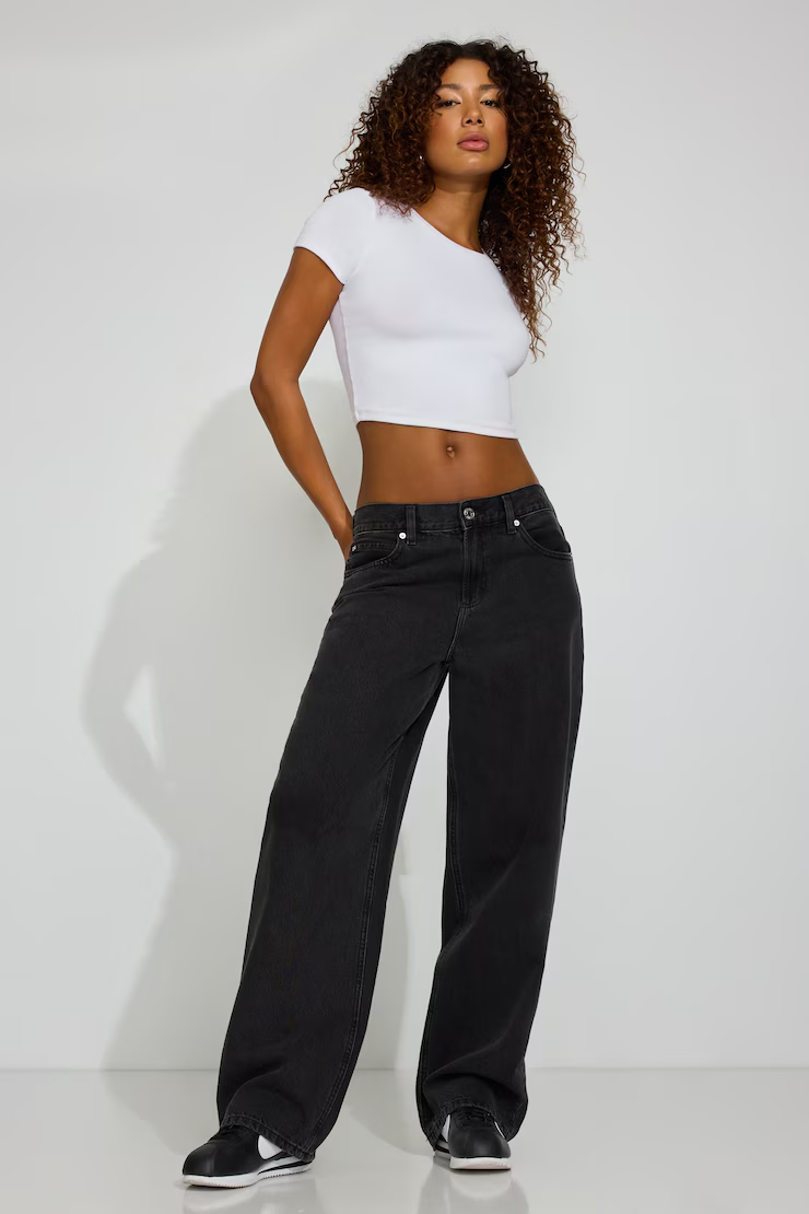 Low Rise Baggy Jeans - Image 3