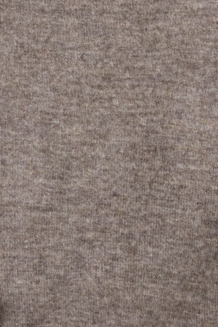 Long Sleeve Spongy Henley Sweater - Image 4