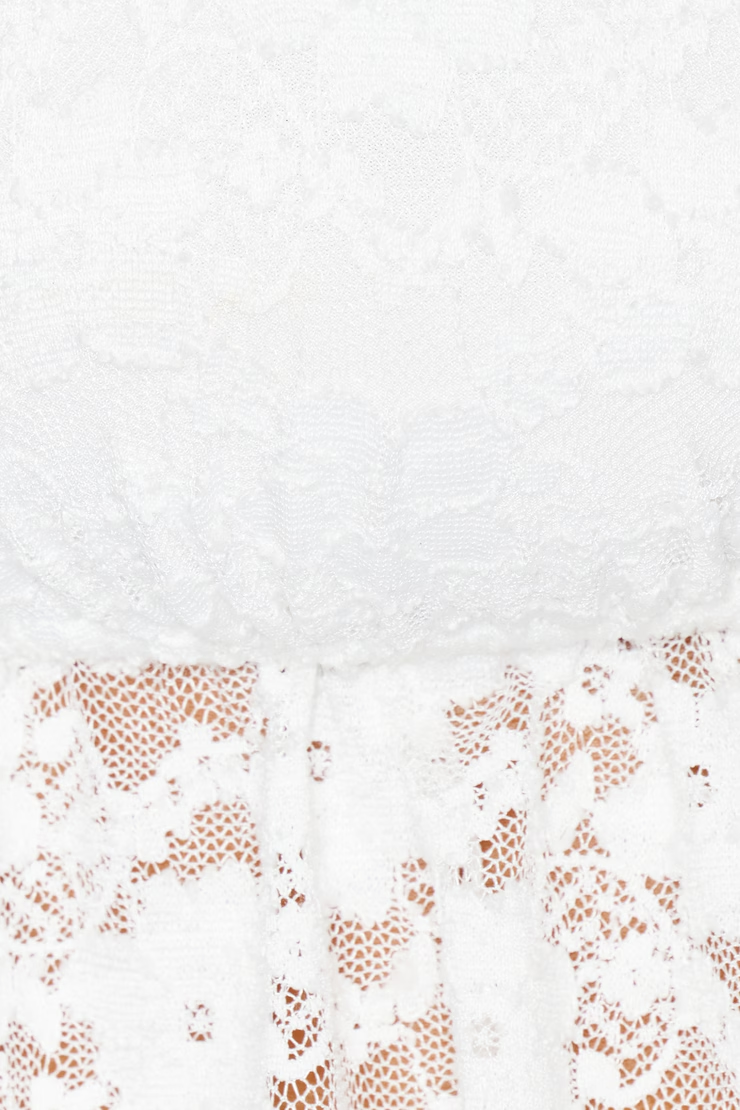 Lace Babydoll Flyaway Halter Top - Image 8
