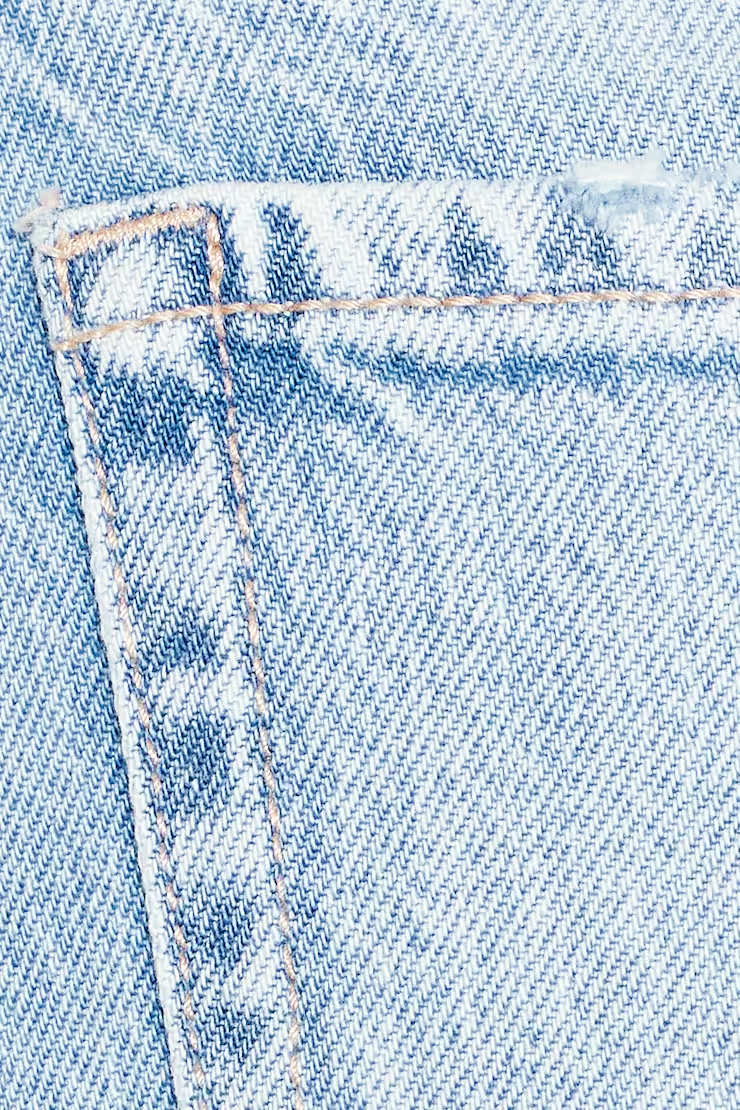High Rise Cheeky Denim Shorts