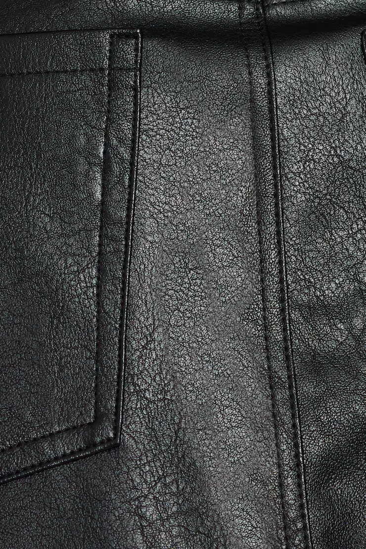 Faux Leather Micro Skort - Image 5