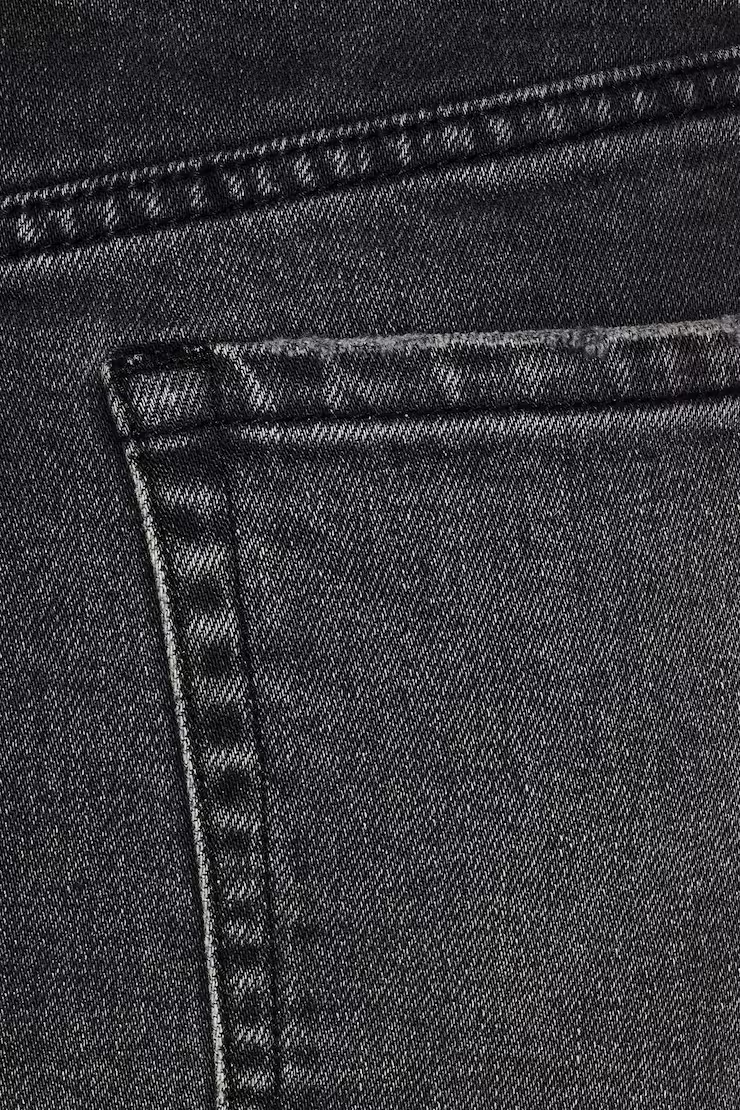 Denim Micro Skort - Image 4