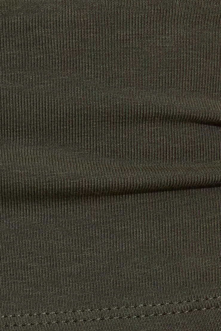Crew Neck Open Back Short Sleeve Top - Image 4