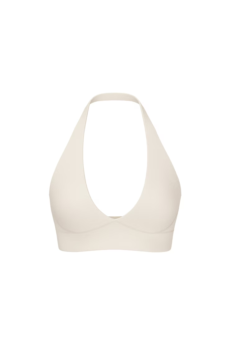 Active Plunge Halter Bra - Image 2