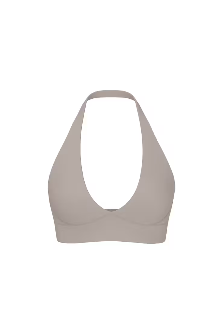 Active Plunge Halter Bra - Image 2